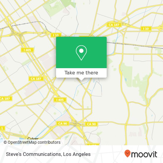 Mapa de Steve's Communications