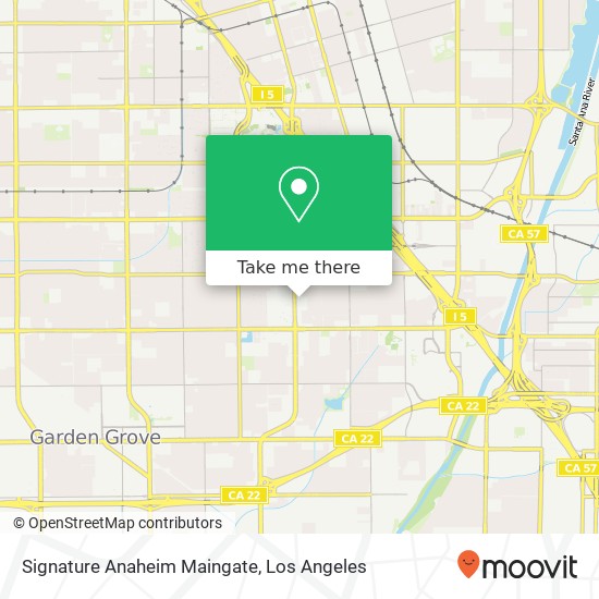 Signature Anaheim Maingate map