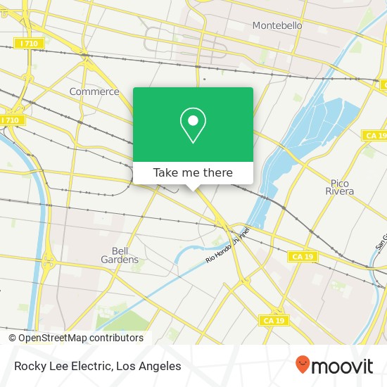 Rocky Lee Electric map