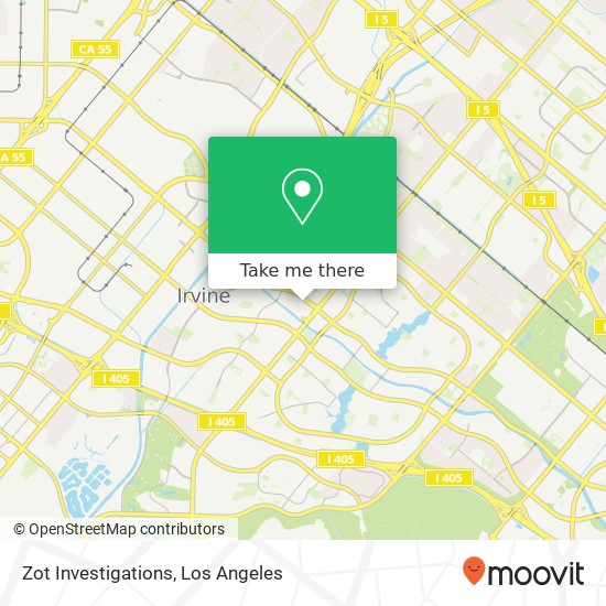 Zot Investigations map