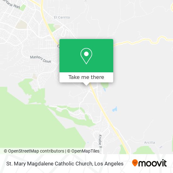 St. Mary Magdalene Catholic Church map
