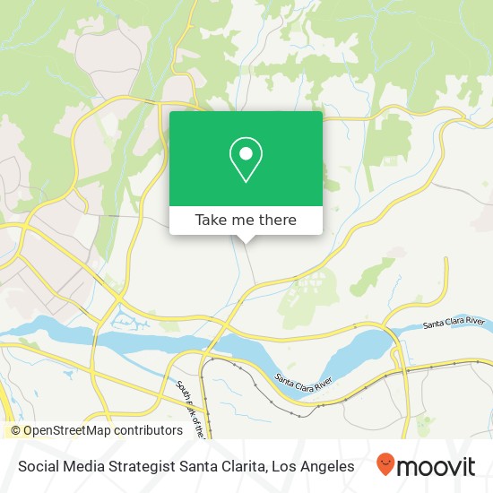 Mapa de Social Media Strategist Santa Clarita