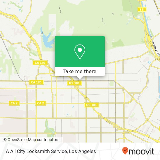 A All City Locksmith Service map