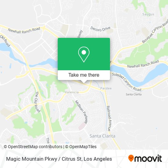 Magic Mountain Pkwy / Citrus St map