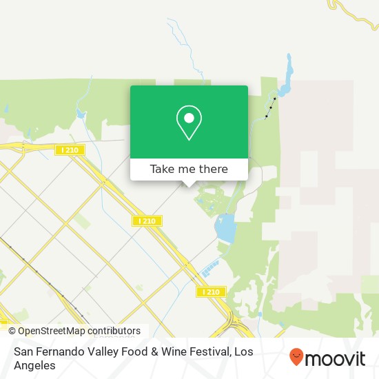 Mapa de San Fernando Valley Food & Wine Festival