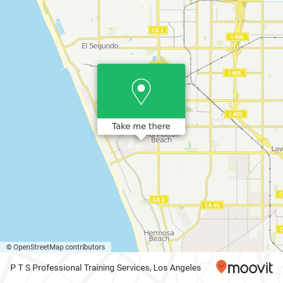 P T S Professional Training Services map