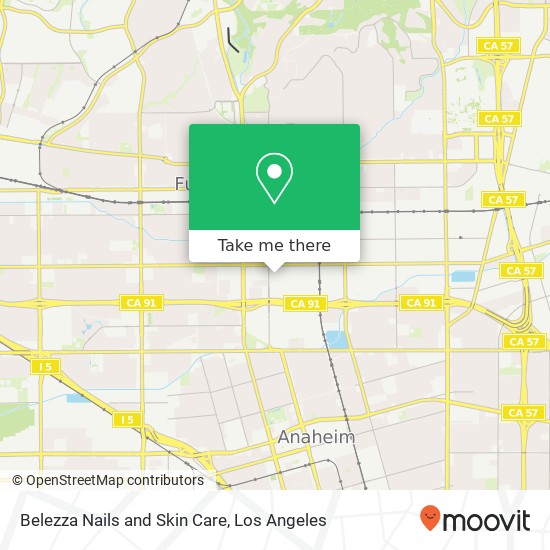 Belezza Nails and Skin Care map