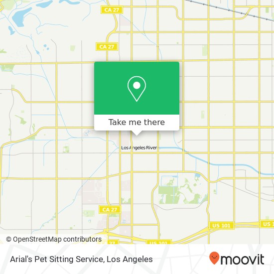 Mapa de Arial's Pet Sitting Service