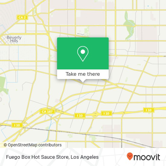Fuego Box Hot Sauce Store map