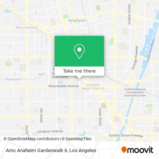 Amc Anaheim Gardenwalk 6 map