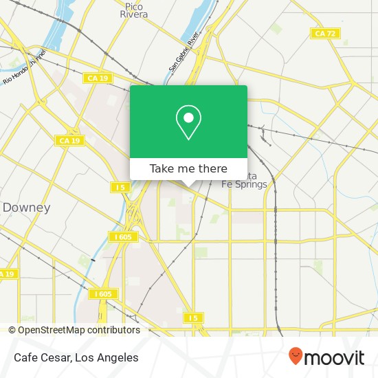 Mapa de Cafe Cesar