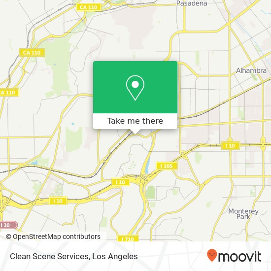 Clean Scene Services map