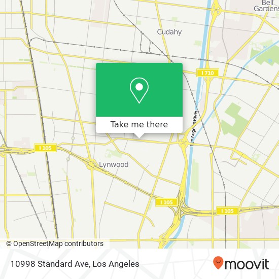 Mapa de 10998 Standard Ave