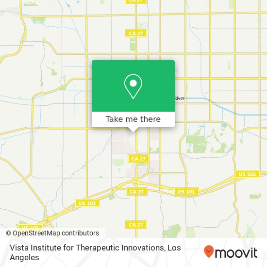 Vista Institute for Therapeutic Innovations map