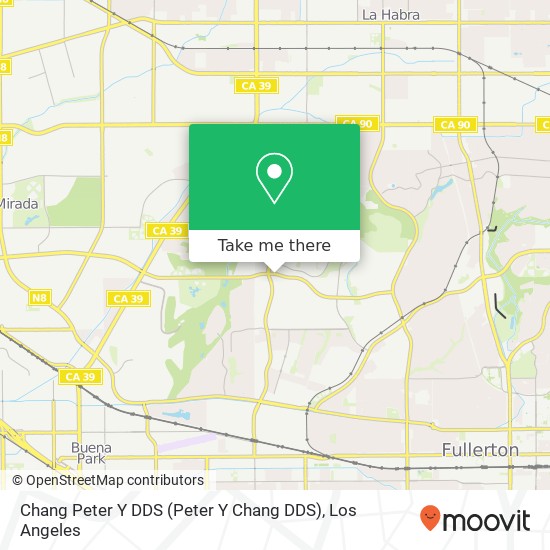 Chang Peter Y DDS map