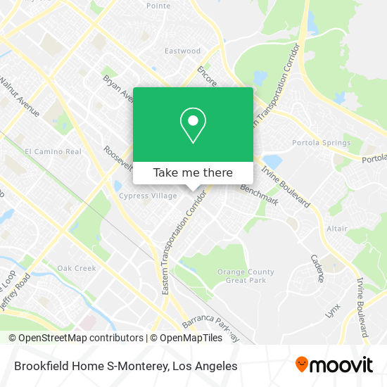 Mapa de Brookfield Home S-Monterey