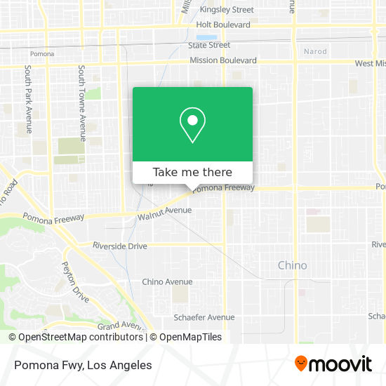 Mapa de Pomona Fwy