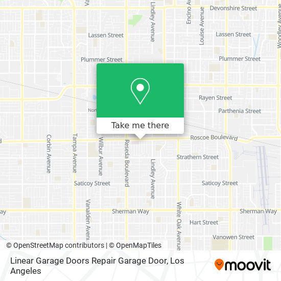 Mapa de Linear Garage Doors Repair Garage Door