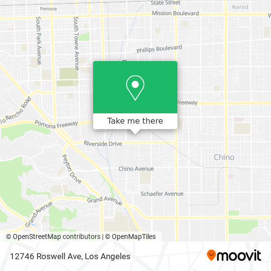 12746 Roswell Ave map