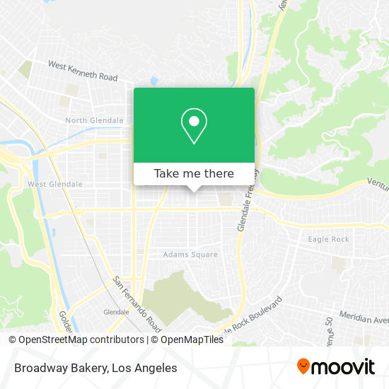 Broadway Bakery map
