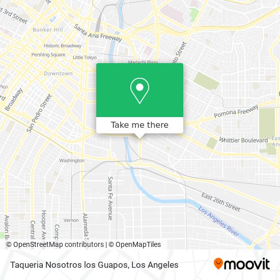 Mapa de Taqueria Nosotros los Guapos