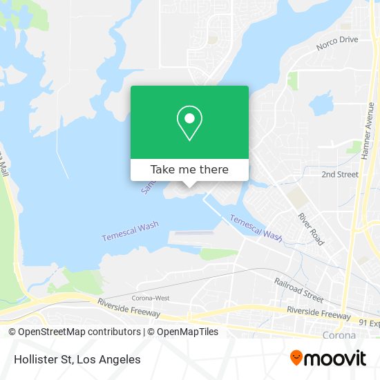 Hollister St map