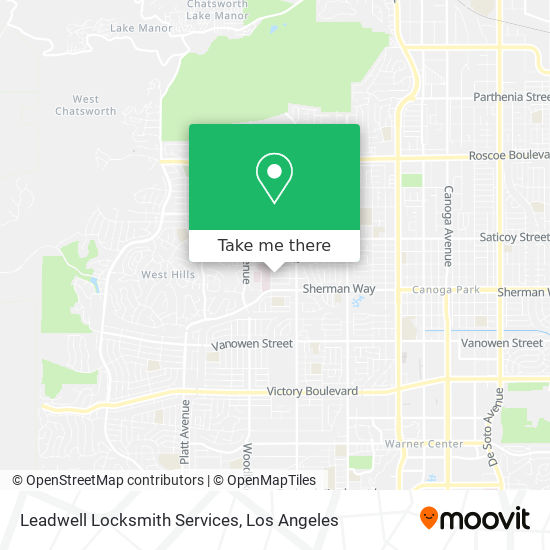 Leadwell Locksmith Services map