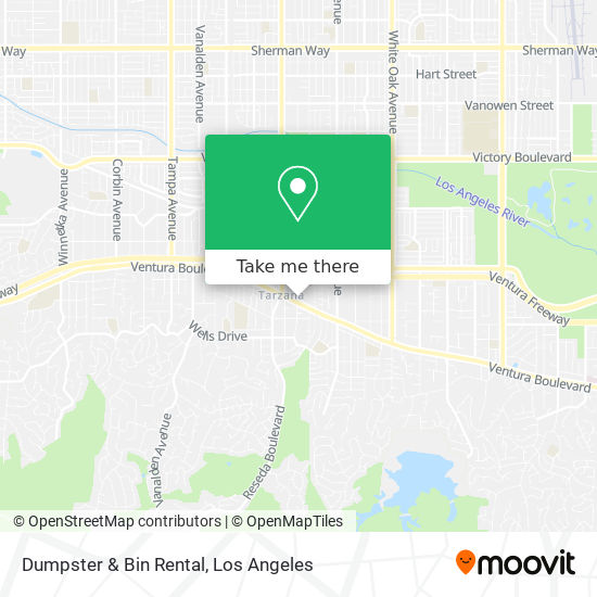 Dumpster & Bin Rental map