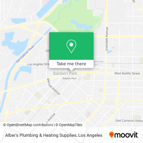 Mapa de Alber's Plumbing & Heating Supplies