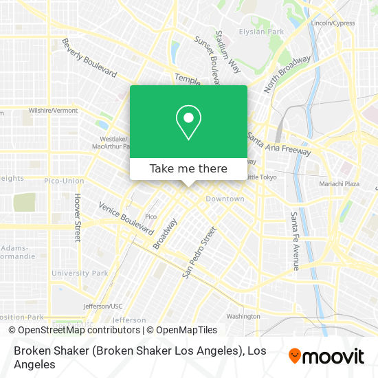 Broken Shaker (Broken Shaker Los Angeles) map