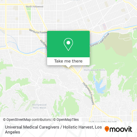 Universal Medical Caregivers / Holistic Harvest map