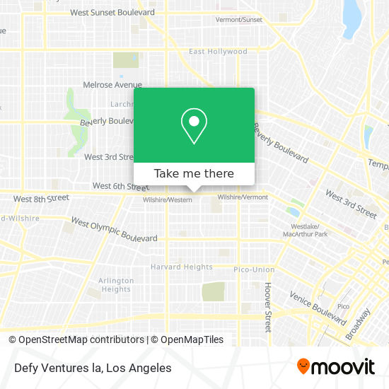 Mapa de Defy Ventures la