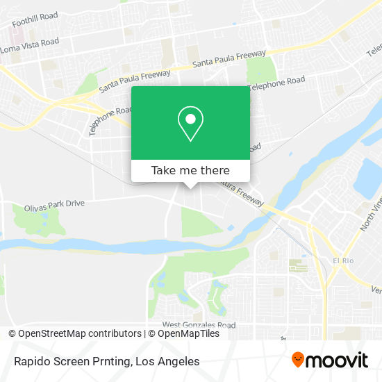 Rapido Screen Prnting map