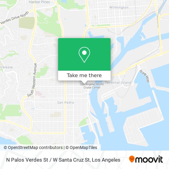 N Palos Verdes St / W Santa Cruz St map
