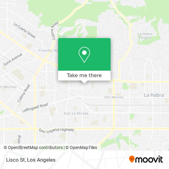 Mapa de Lisco St