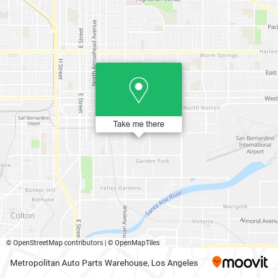 Mapa de Metropolitan Auto Parts Warehouse