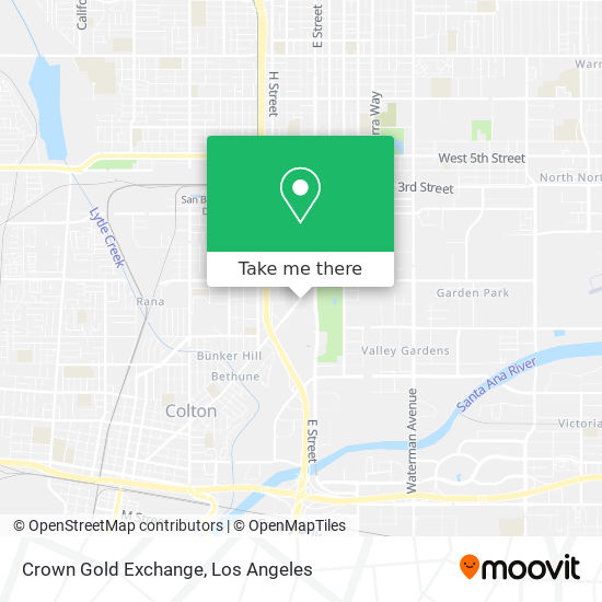 Crown Gold Exchange map