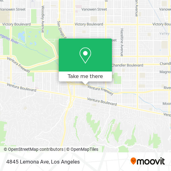 4845 Lemona Ave map