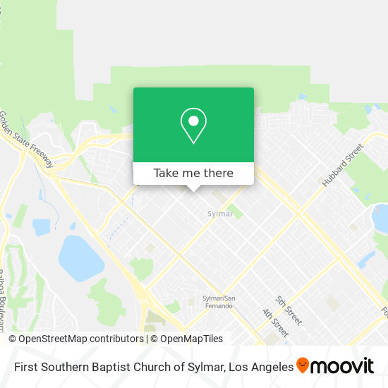 Mapa de First Southern Baptist Church of Sylmar