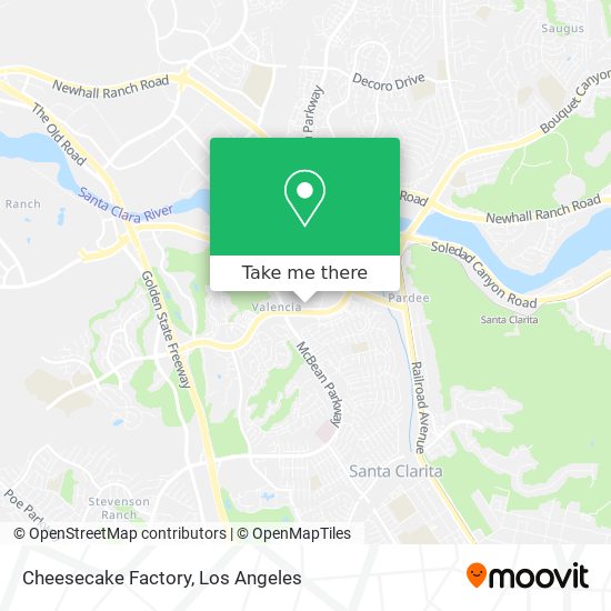 Cheesecake Factory map