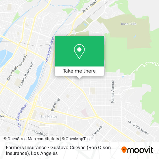 Farmers Insurance - Gustavo Cuevas (Ron Olson Insurance) map