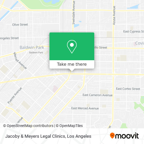 Jacoby & Meyers Legal Clinics map