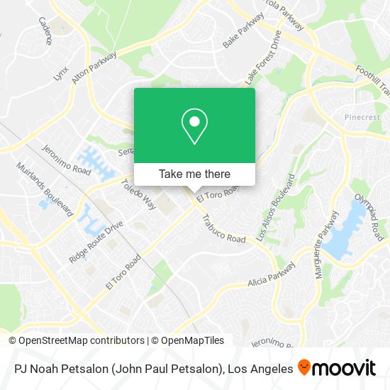 Mapa de PJ Noah Petsalon (John Paul Petsalon)