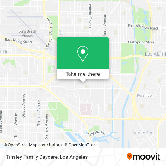 Mapa de Tinsley Family Daycare