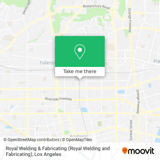 Mapa de Royal Welding & Fabricating