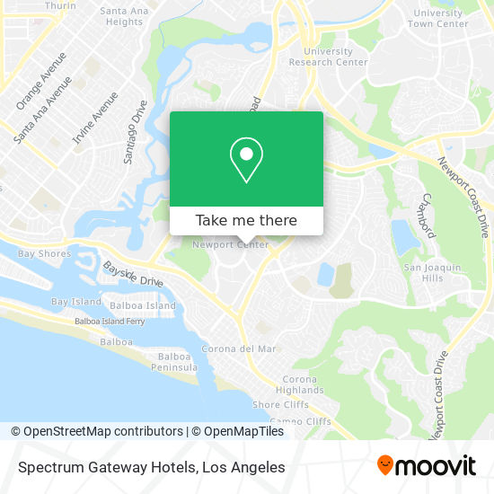 Spectrum Gateway Hotels map