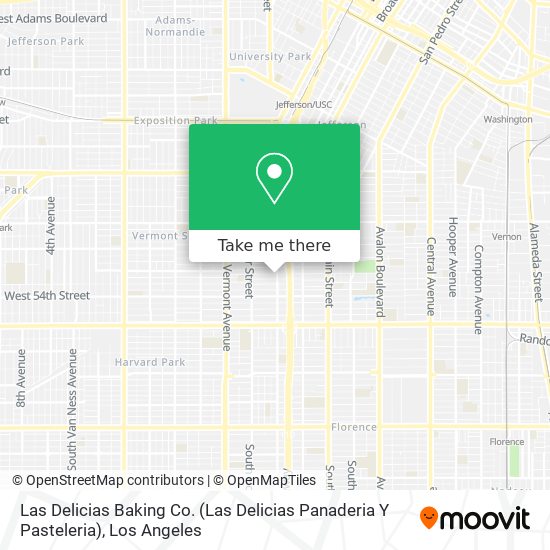 Mapa de Las Delicias Baking Co. (Las Delicias Panaderia Y Pasteleria)