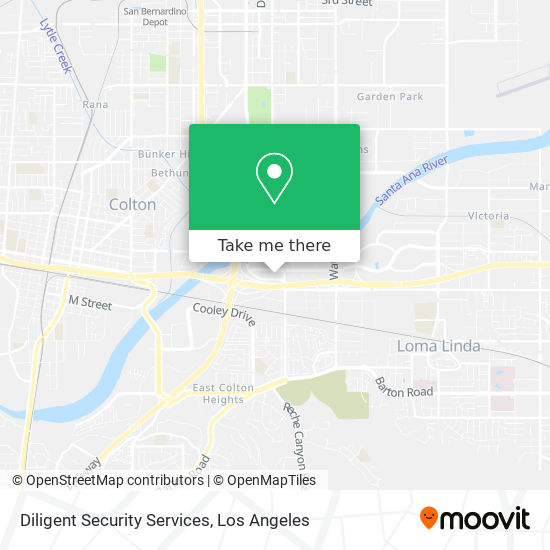 Diligent Security Services map