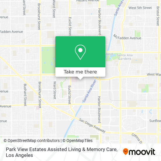 Mapa de Park View Estates Assisted Living & Memory Care