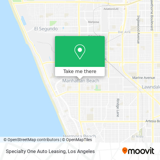 Specialty One Auto Leasing map